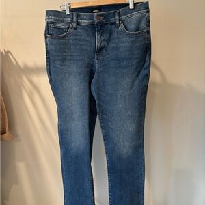 Express Women's Dark Blue Skinny Jeans